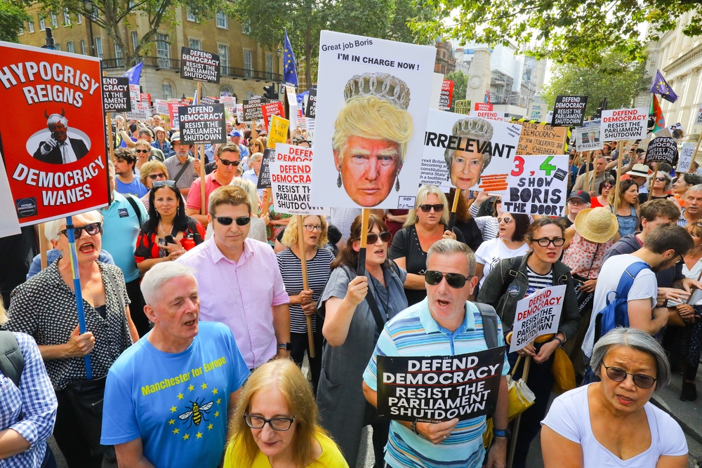 Protest against Brexit in London  / VICKIE FLORES