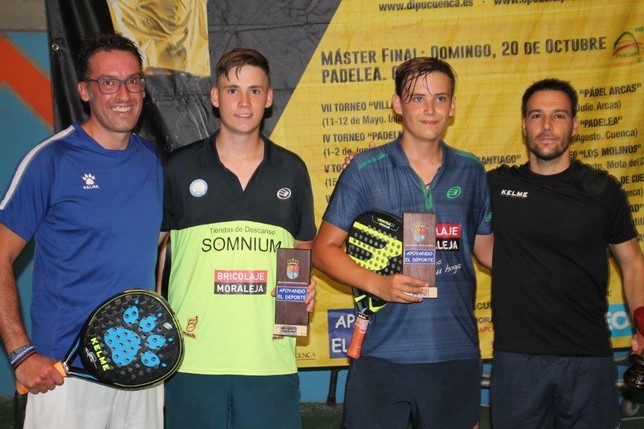 Los hermanos Morena ganan el torneo de pádel de Cuenca