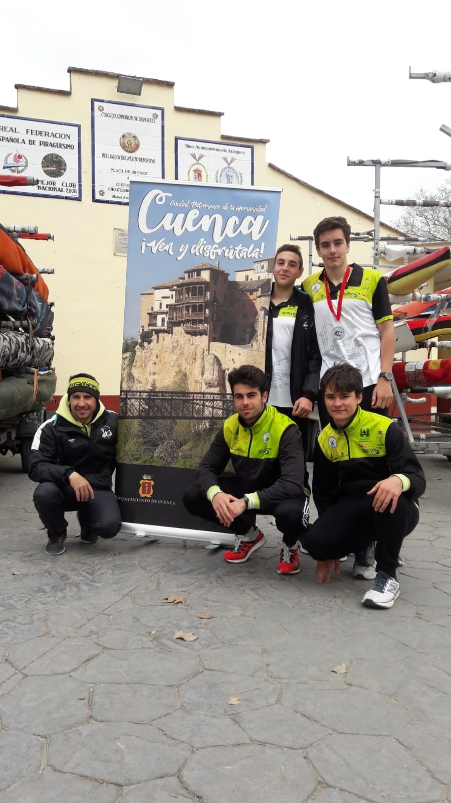El Club Piragüismo Cuenca acude al torneo invernal de Madrid