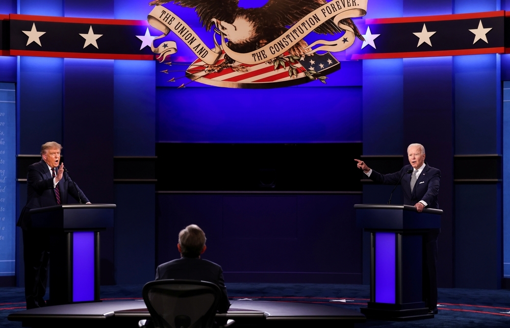 Trump ataca duro a Biden en un primer debate caótico y agrio