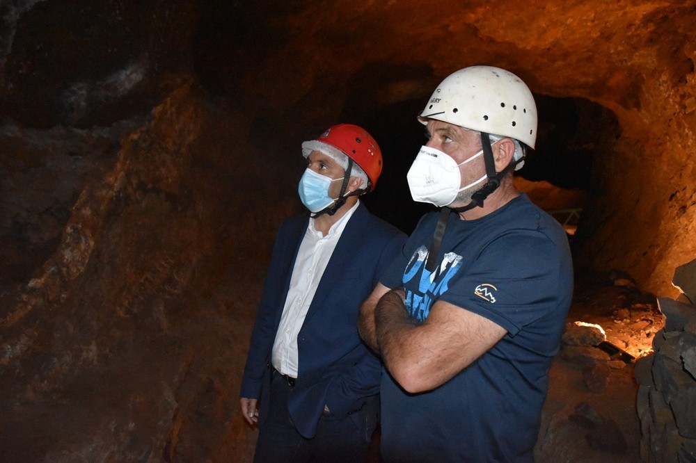 La Diputación acondiciona la mina romana de Cueva del Hierro