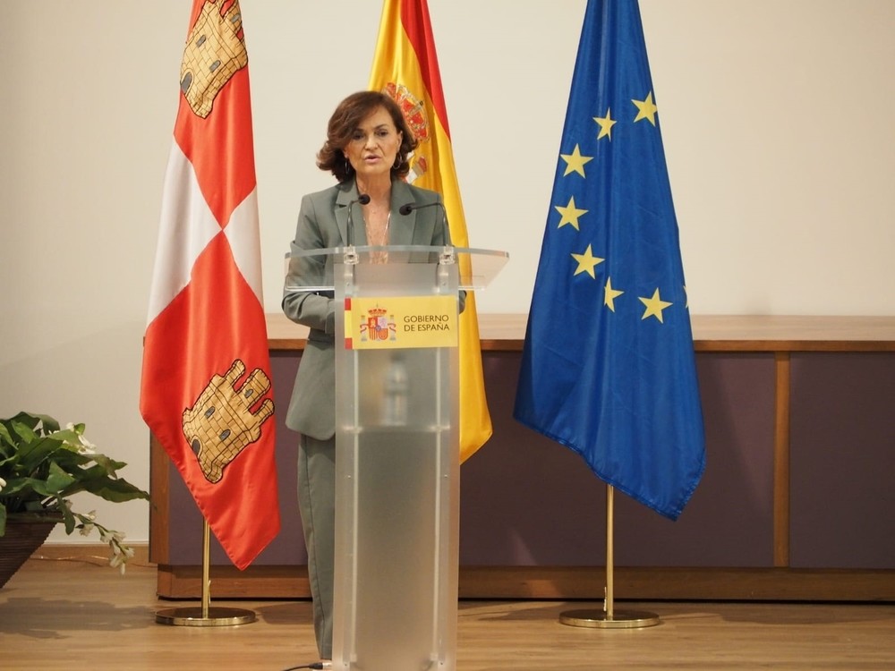 La vicepresidenta segunda, Carmen Calvo.