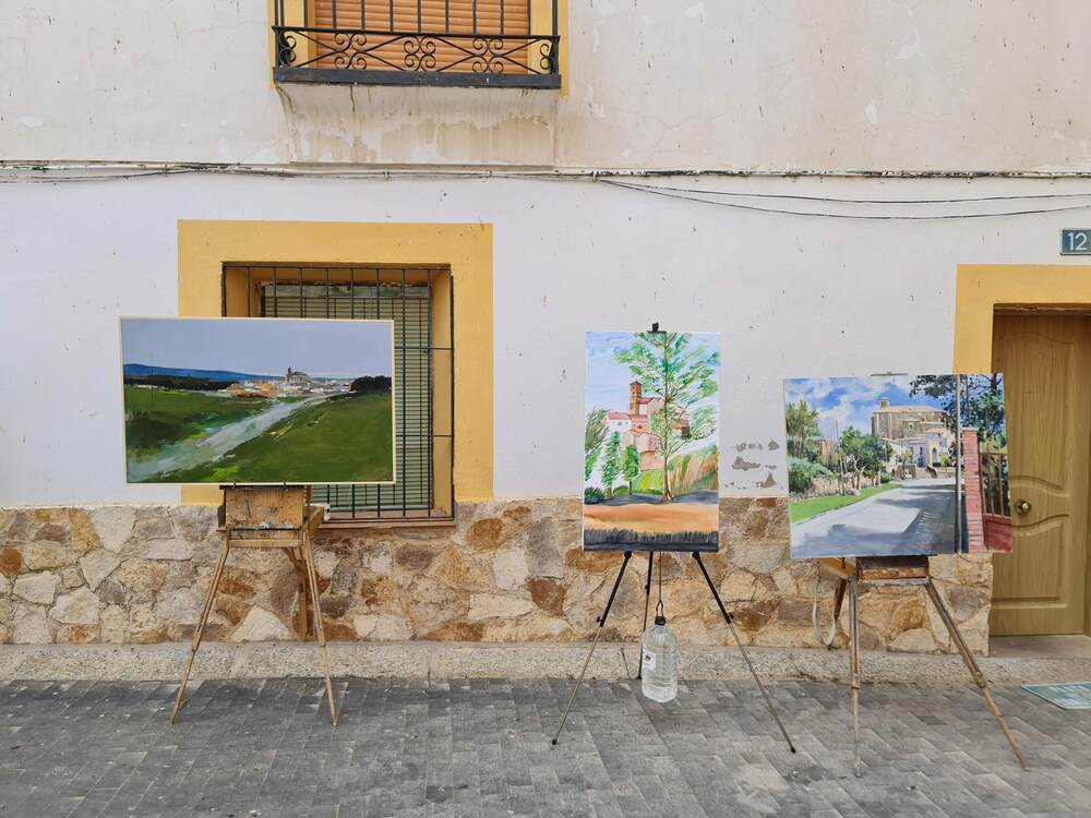 Gran éxito del I Concurso de Pintura Rápida Villa de Buendía 