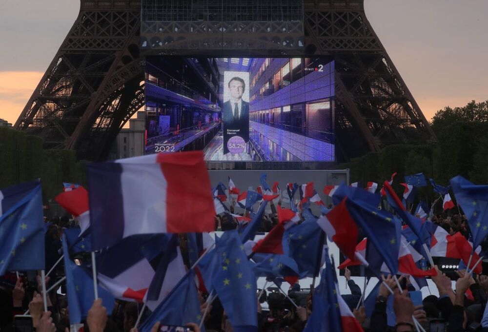Second round of the 2022 French presidential election  / CHRISTOPHE PETIT TESSON