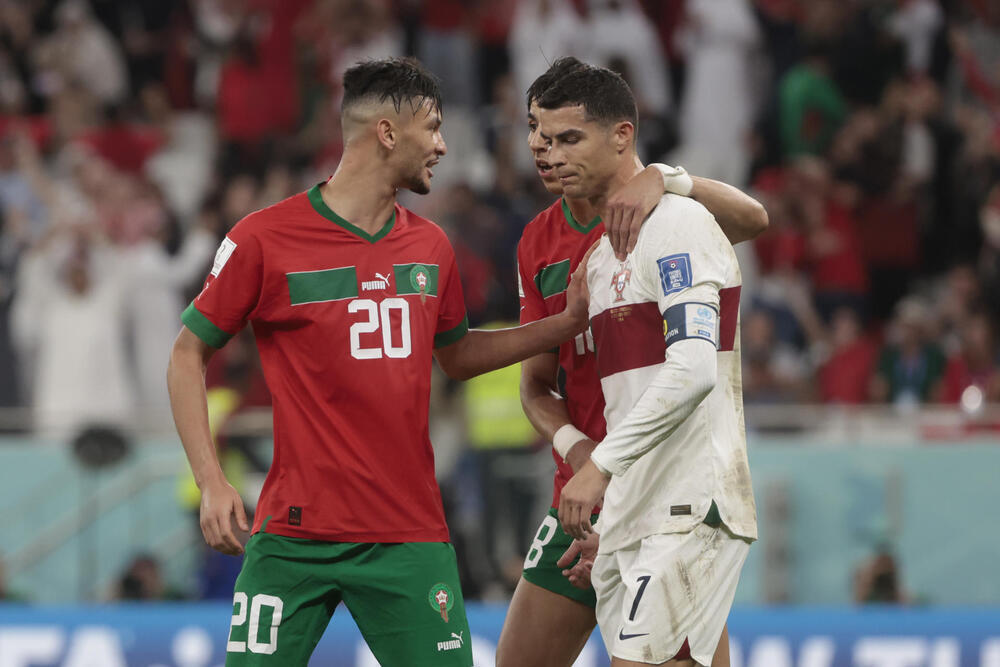 Marruecos hace historia y deja fuera a Portugal y Cristiano