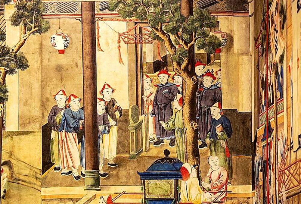 En ‘La Cotilla’ se recrean escenas costumbristas del período Qing.