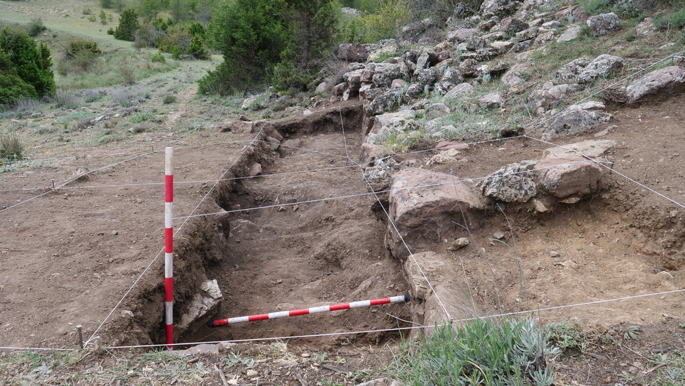 Las excavaciones se han centrado en la entrada del castro y en el acceso