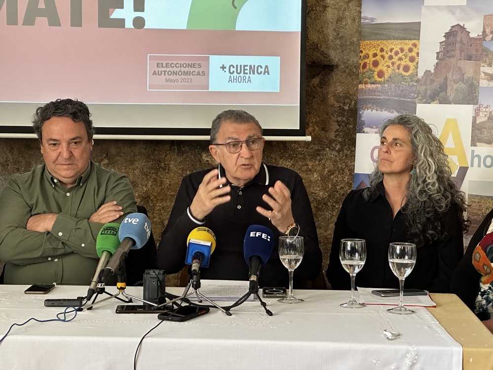 Presentación de la candidatura de +Cuenca Ahora a las elecciones autonómicas por la provincia de Cuenca.