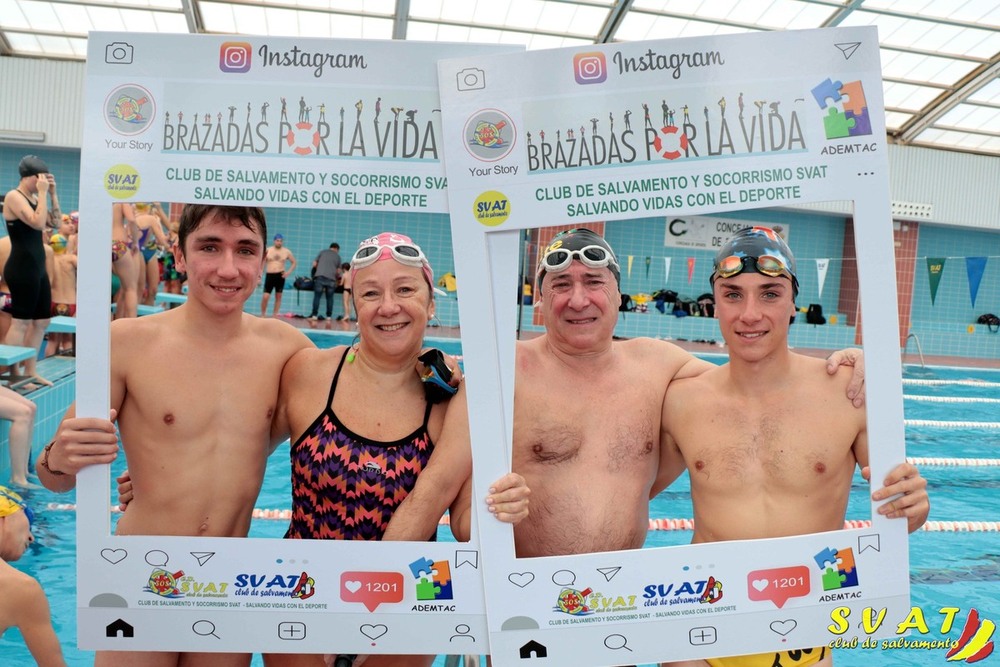 La participación total de la pasada edición llegó a reunir en la piscina municipal a 200 personas, entre ellos, deportistas de los clubs SVAT, Guardavidas Cuenca y el Club Atletismo y triatlón.