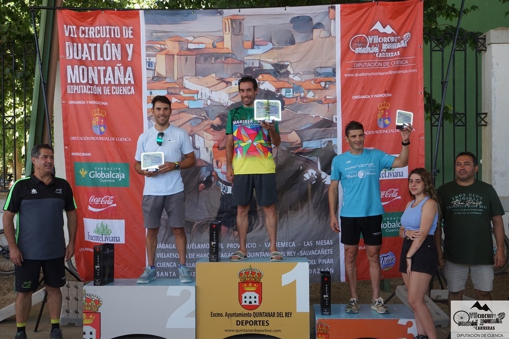 Cerezo y Algarra se hacen con el duatlón de Quintanar del Rey