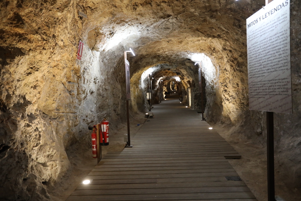 Estado actual de los túneles de Alfonso VIII, tras las obras de remodelación.
