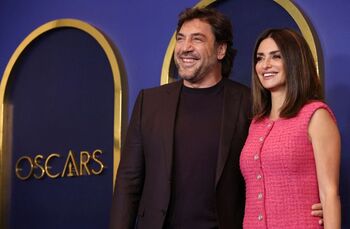 Penélope Cruz y Javier Bardem brillan en la comida de los Óscar