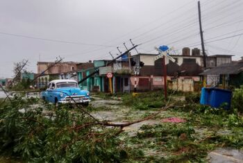 Cuba permanece sin electricidad tras el huracán Ian