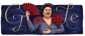 El 'doodle' dedicado a Montserrat Caballé... carne de memes