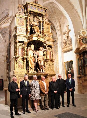Finaliza con éxito la restauración del retablo de la Catedral