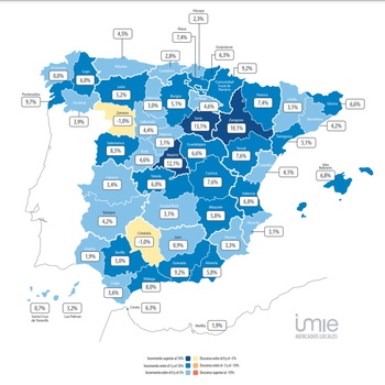 Cuenca, entre las diez provincias donde más sube la vivienda