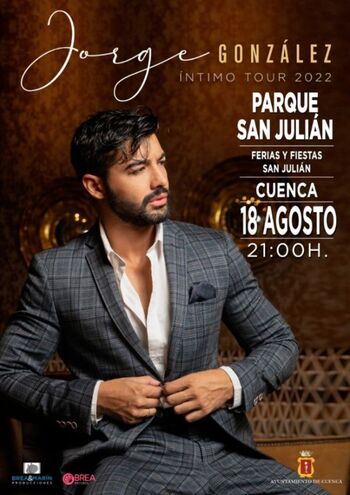 El cantante Jorge González actuará en el pregón de San julián
