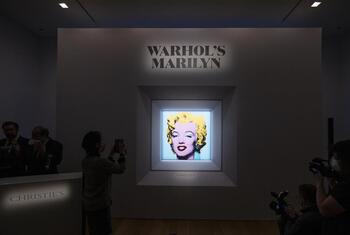 Christie's subasta el icónico retrato de Marilyn de Warhol