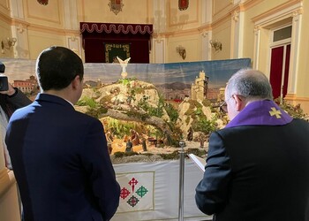 Las hoces de Cuenca inspiran el Belén de la Diputación