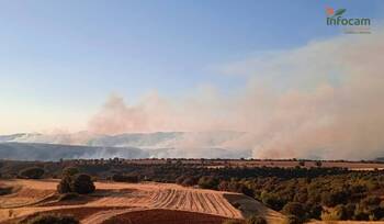 2.300 hectáreas arden en Valdepeñas de la Sierra