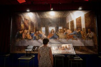 El arte de Leonardo Da Vinci llega a Villar de Cañas