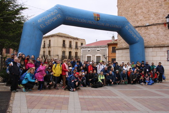 Un centenar de participantes en ‘7000pasosX’ Valverde de Júcar