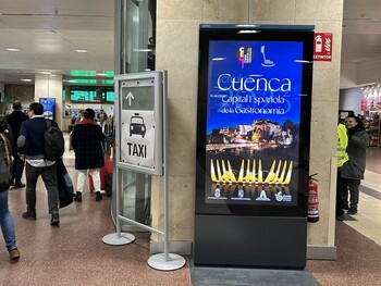 Mupis en Atocha y Chamartín promocionan Cuenca