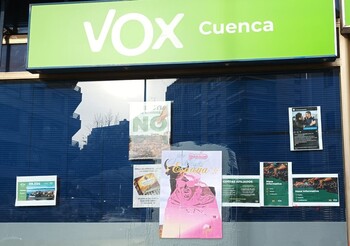 Segundo acto vandálico contra la sede de Vox