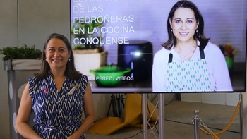 Susana Pérez destaca el valor del ajo de Las Pedroñeras