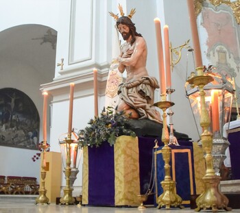 El Bautismo celebra este sábado el besapié a la talla de Jesús
