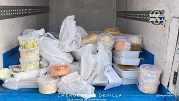 Hallan 113 kilos de comida en mal estado para la Feria de Abril