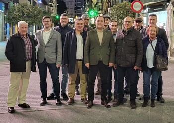 David Moreno visita Cuenca y arropa a los candidatos de Vox