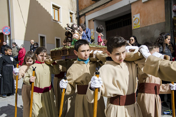 La procesión infantil de este sábado contará con 25 'pasetes'