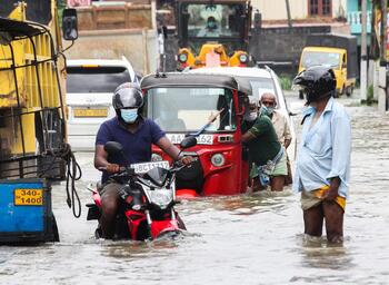 Ascienden a 12 los muertos por las inundaciones en Sri Lanka