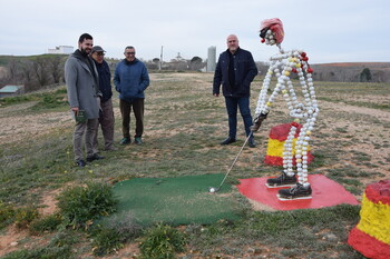 Abel Fresneda visita el Club Golf Molino de Rus