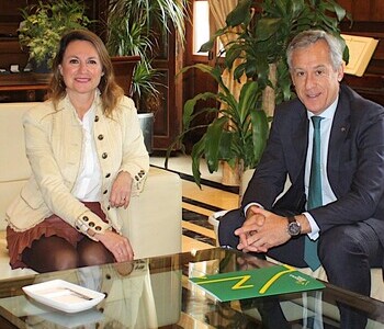 Eurocaja expone su plan de expansión a alcaldesa de Castellón